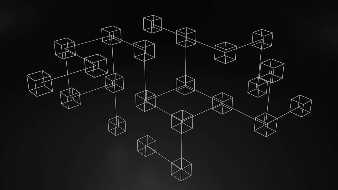 Photo Blockchain network diagram
